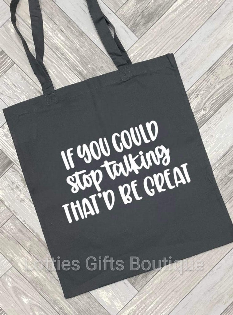 Slogan Tote Bags